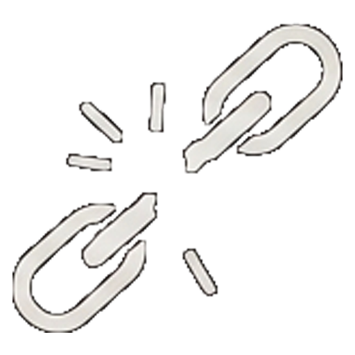 Иконка разорванная цепь