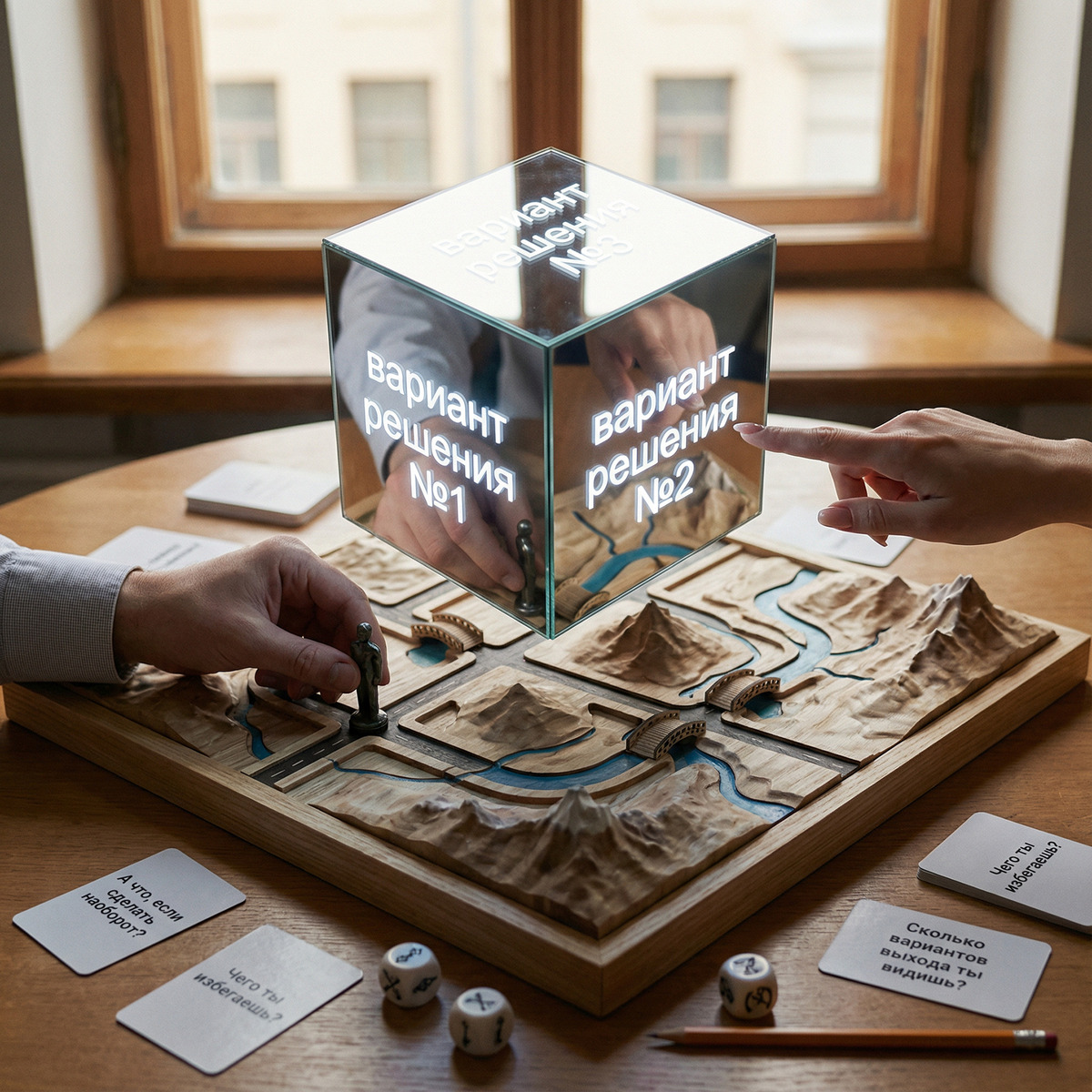 Поиск новых перспектив и нестандартных решений жизненных ситуаций через игру.