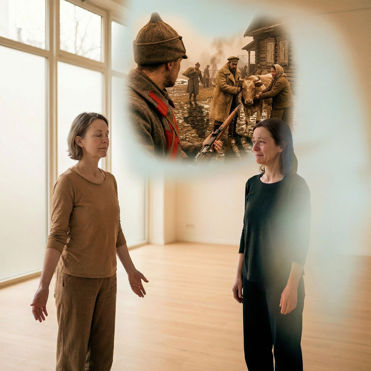 Процесс считывания информации из родового поля