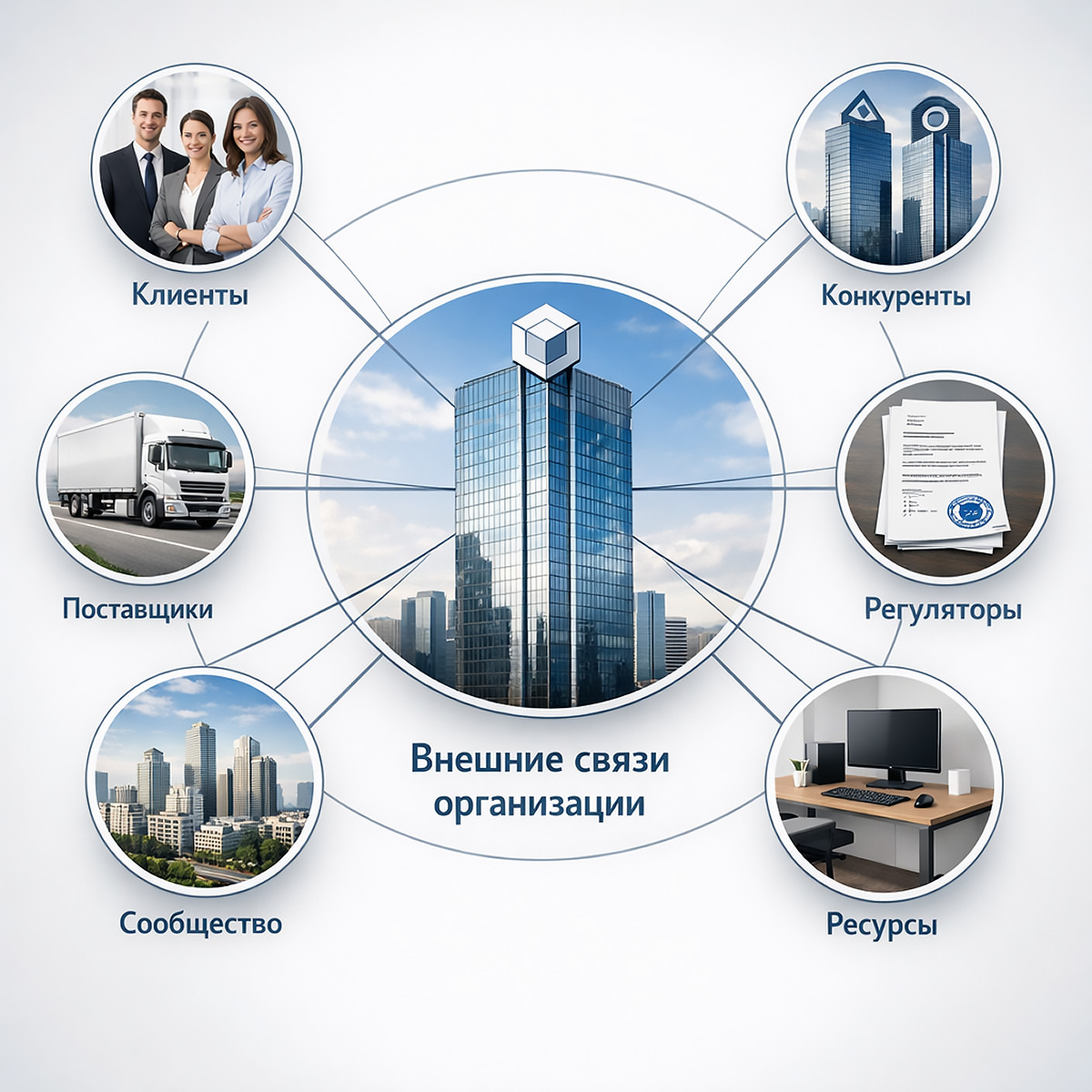 Анализ внешних связей компании с клиентами и конкурентами через метод системных расстановок.